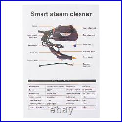 1800W Steam Cleaner Machine Car Home High Pressure Vapor Cleaning System Gun USA
