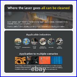 1KW Laser Cleaner Auto Metal Parts Rust/Paint/Oil Car Vehicle Repair Tools 110V