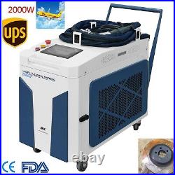 2000W Portable Laser Cleaner 220V Fiber Laser Cleaning Machine Remove Rust Paint