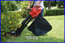 220V Electric Blower Vacuum Machine 2.8KW Yard Clean Tool Tree Leaves Cleaner