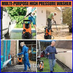 3000PSI Electric High Pressure Cleaner Washer 2.0GPM Power Cleaning Machine