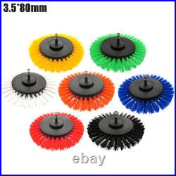 3.5 Cleaning Drill Brush Electric Power Scrubber Kitchen Bath Flat Cleaner Tool