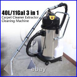40L Commercial Carpet Cleaning Machine, Cleaner 3in1 Pro Vacuum Cleaner Extractor