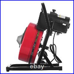 50'x 1/2 Commercial Drain Cleaner Drain Cleaning Machine Snake Sewer 5 Cutters