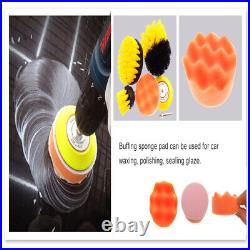 5PCS Cleaning Drill Brush Electric Power Scrubber Kitchen Bath Car Cleaner Tool