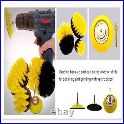 5PCS Cleaning Drill Brushes Combo Cleaner Tool Electric Drill Power Scrubber Set