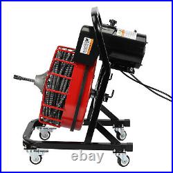 75 FT x 1/2 Electric Sewer Snake Drain Auger Cleaner Cleaning Machine 370W NEW