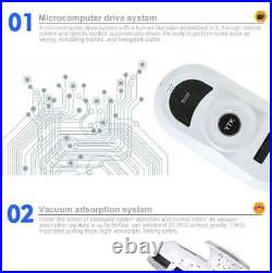 Automatic Window Cleaner Robot Vacuum Cleaning Remote Control Electric Cleaner