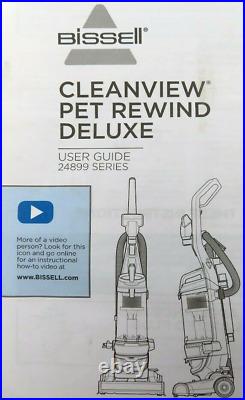 BISSELL Cleanview Rewind Pet Deluxe Upright Vacuum Cleaner (24899)
