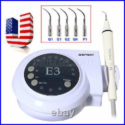 Clean Oral Ultrasonic Electric Tooth Cleaner Scaler Remover Dental Cleaning E3+
