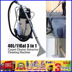 Commercial Carpet Cleaning Machine, Cleaner 3in1 Pro Vacuum Cleaner Extractor 40L