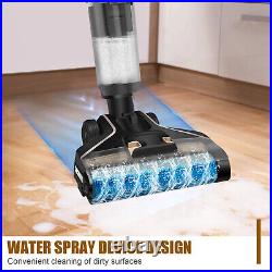 Cordless Electric Mop 3 IN 1 Upgraded Floor Scrubber Cleaner with 2600mah Battery