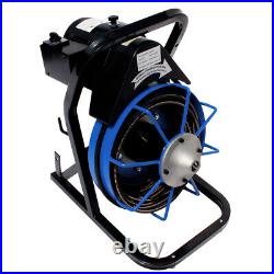 Drain Cleaner Machine 50Ft x 3/8 Electric Drain Auger 250W For 1'' to 4'' Pipes
