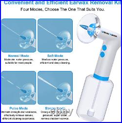 Ear Wax Removal Kit Electric Earwax Cleaner Tool, Complete Ear Cleaning Irriga