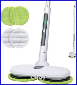 Electric Mops for Floor Cleaning Wood Floor Cleaner with 4 Reusable Microfiber P