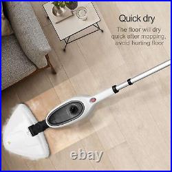 Electric Steam Mop Cleaner Convenient Detachable Handle Tile Hardwood Floor Use