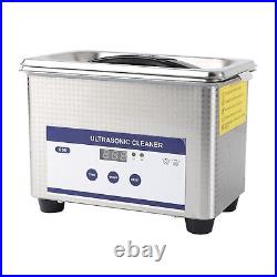 Electric Ultrasonic Cleaner Stainless Steel for Jewelry Glasses Watches Rings