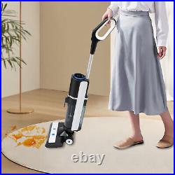 Electric Vacuum Mop Cordless Cleaner Wet/Dry 3in1 Cleaning Machine Voice Prompts