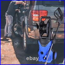Electric Washer 2030 psi Cleaner High Pressure Cleaning Movable with Mobile Wheel