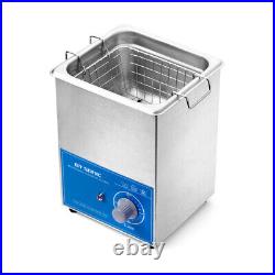 GT Ultrasonic Cleaner Solution Bath Clean Parts Instrument Jewelry Dental 1.3L