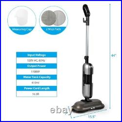 Handheld Steam Mop Electric Cleaner Steamer with LED Headlights for Hardwood Floor