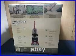 Hoover Power Scrub Deluxe Red Upright Carpet Cleaner (FH50150)
