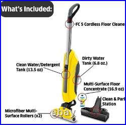 Karcher Fc 5 Electric Mop & Sanitize Hard Floor Cleaner 10556060 Distressed Pkg