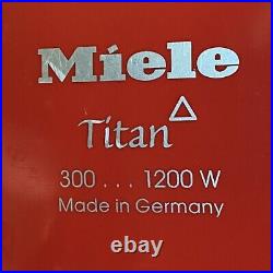 MIELE TITAN 300 C1 Vacuum Canister Only S2181 HS12 Filter & Bag Included! TESTED