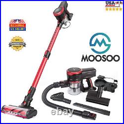 MOOSOO K17U 23Kpa Cordless Vacuum Cleaner + 46cm Hose & Electric Sofa Brush US