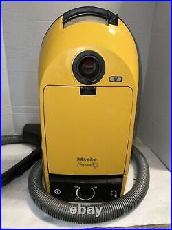 Miele S246i Naturell Canister Vacuum Cleaner YellowithBlack Complete Very Nice