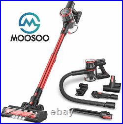 New MOOSOO K17Pro Cordless Vacuum Cleaner withElectric Sofa Brush 136cm hose 24kpa