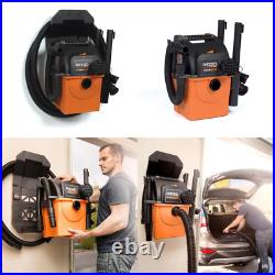 Portable Stor-N-Go 5 Gal. 5.0-Peak HP Wet Dry Vac Vacuum Cleaner RIDGID Garage
