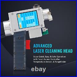 Preenex 1000W CW Fiber Laser Cleaner w Water Chiller Laser Head Dual Controllers