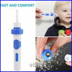 Safety Electric Cordless Vacuum Ear Cleaner Wax Remover Painless Cleaning TOOL