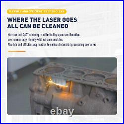 US 1500W Fiber Laser Cleaning Machine Laser Metal Rust Paint Cleaner 15M Cable