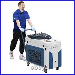 US Stock 1500W Fiber Laser Cleaner Rust Paint Removal Laser Cleaning Machine